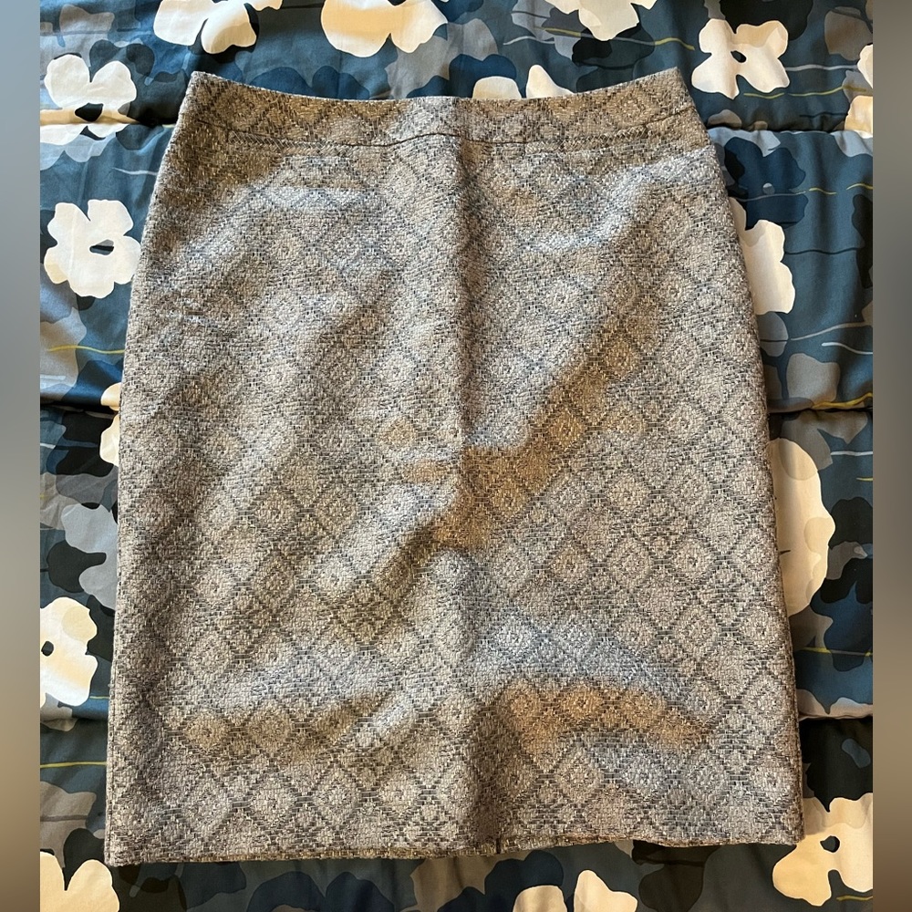 Grey Pencil Skirt